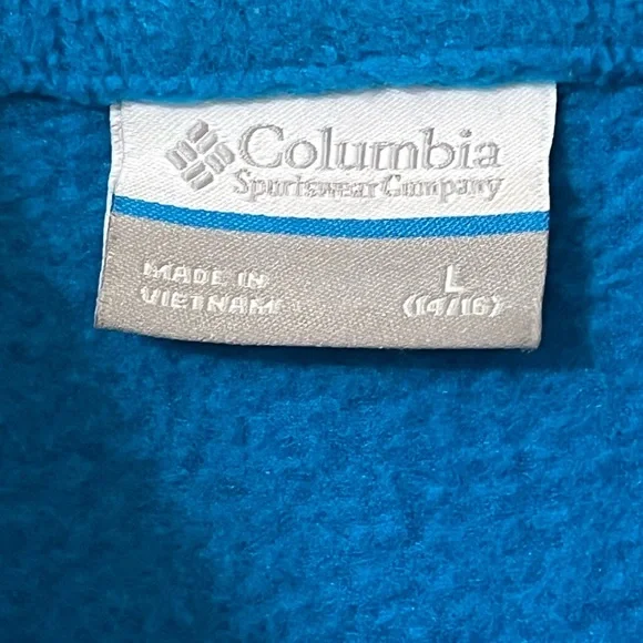 Columbia's Blue Fleece Jacket, size L (14/16) - Picture 3 of 6
